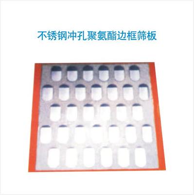 不锈钢冲孔聚氨酯边框筛板
